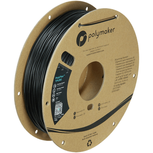 Polyflex TPU90 filament - Juoda