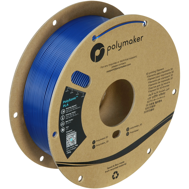Polysonic PLA filament - blue