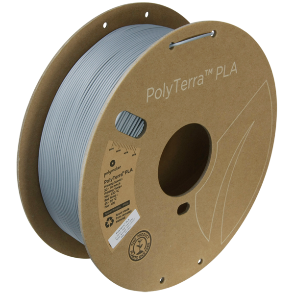 Polyterra PLA filament - Fosils pelēks