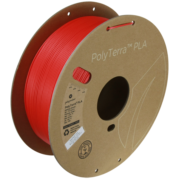 Polyterra PLA filament - Laavapunane