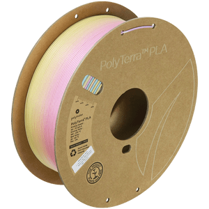 Polyterra PLA filament - Color-change pastel rainbow