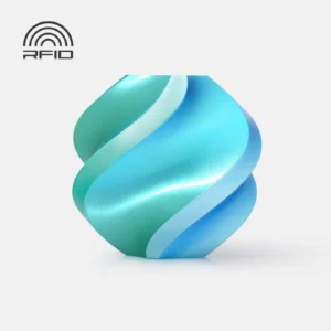 Bambu Lab PLA Silk Dual Color filament - Blue hawaii