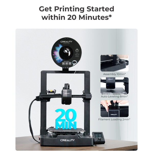 3D printer CREALITY Ender-3V3 SE 220x220x250mm nozzle 260℃, bed ≤100℃ - Image 3