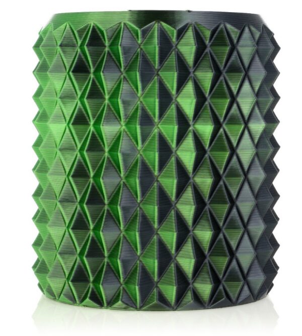 Filament PLA Silk Mistic Green 1.75mm 1kg refill Rosa3D - Image 3