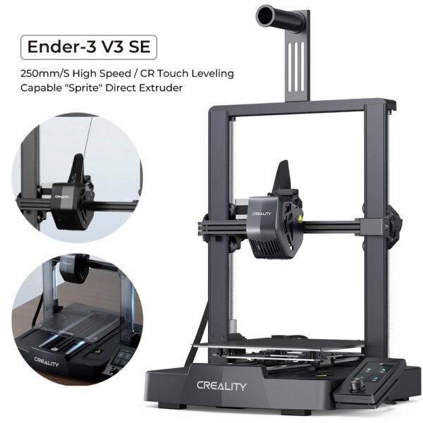 3D printer CREALITY Ender-3V3 SE 220x220x250mm nozzle 260℃, bed ≤100℃