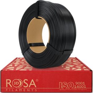 Filament ASA black 1.75mm 1kg refill packing Rosa3D