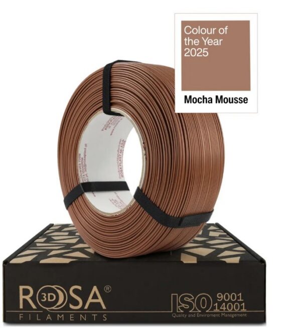 Filament PLA Mocha Mousse brown 1kg refill Rosa3D - Image 3