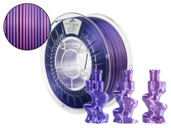 Filament PLA Magic silk MAGENTA DREAM (Violet, Pink) 1kg Spectrum