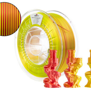 Filament PLA Magic silk SOLAR FLARE (Yellow, Red) 1kg Spectrum