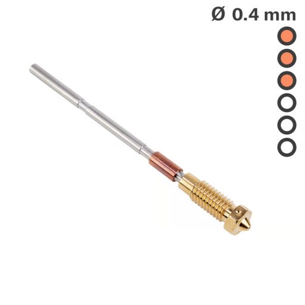 E3D Prusa MK4/XL Core One/L/+ - Brass Nozzle 0.4mm for Nextruder - Image 2