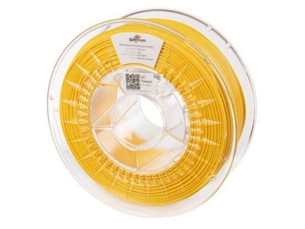 Filament PET-G premium Bahama yellow 1kg Spectrum - Pilt 2